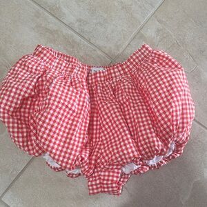 Aritzia Red Gingham Womens Shorts